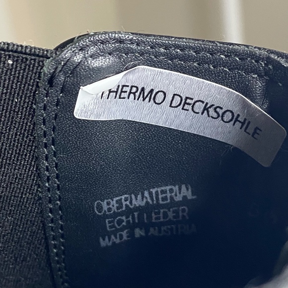 Paul Green Black Leather Chelsea Style Office Casual Ankle Heel Boots-Sz-5 1/2 - Picture 9 of 16